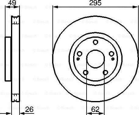 BOSCH 0 204 173 008 - Discofreno autozon.pro