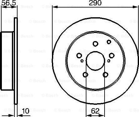 BOSCH 0 204 173 007 - Discofreno autozon.pro