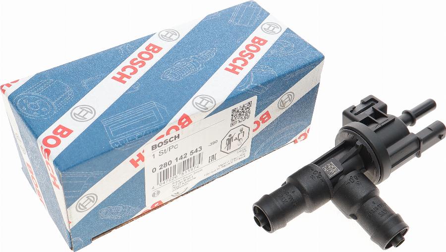 BOSCH 0 280 142 543 - Valvola ventilazione / sfiato, Serbatoio carburante autozon.pro