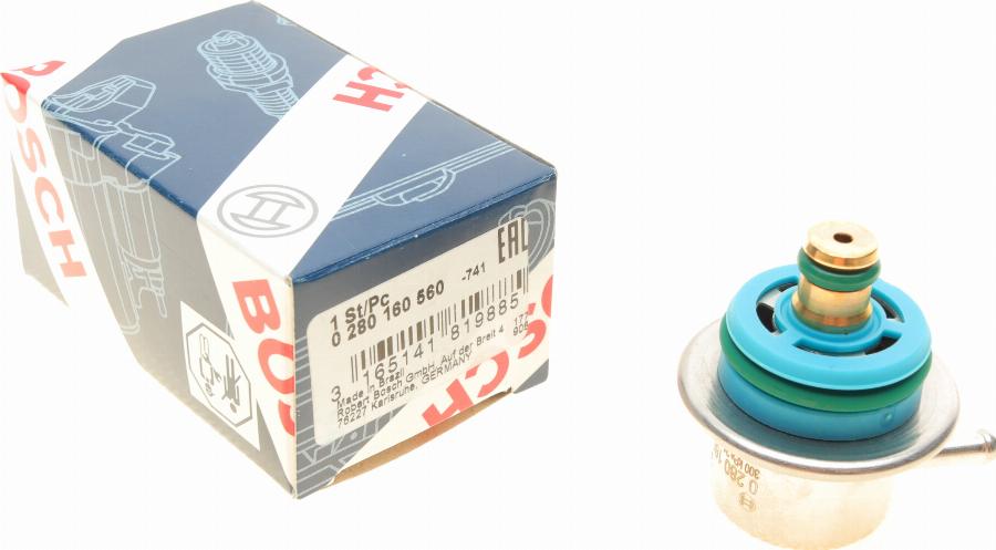 BOSCH 0 280 160 560 - Regolatore pressione carburante autozon.pro