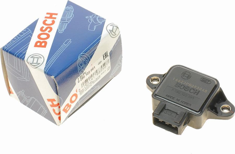 BOSCH 0 280 122 001 - Sensore, Regolazione valvola farfalla autozon.pro