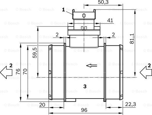 BOSCH 0 281 006 054 - Debimetro autozon.pro