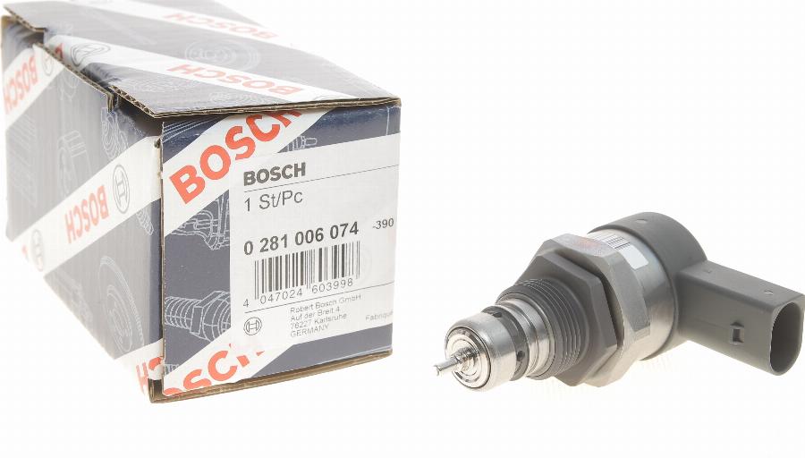 BOSCH 0 281 006 074 - Valvola regolapressione, Sistema Common-Rail autozon.pro