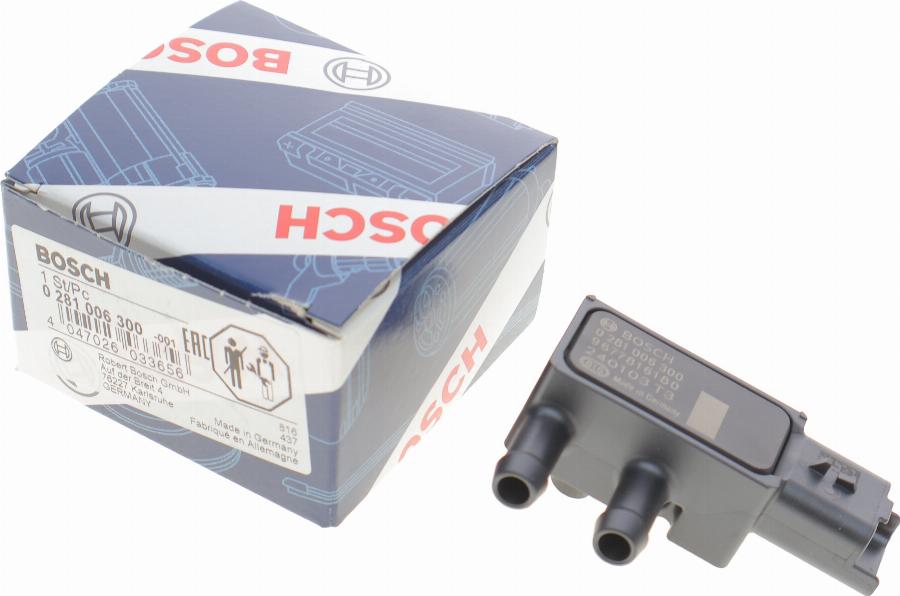 BOSCH 0 281 006 300 - Sensore, Pressione gas scarico autozon.pro