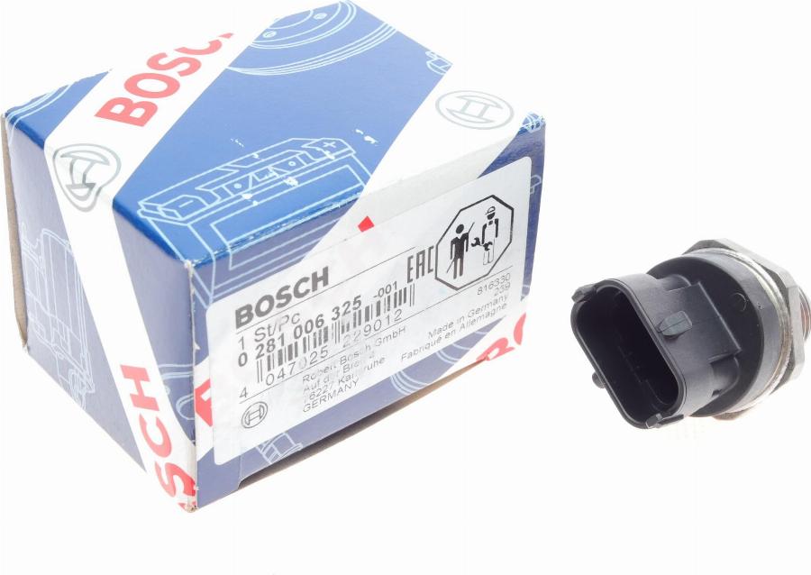 BOSCH 0 281 006 325 - Sensore, Pressione carburante autozon.pro