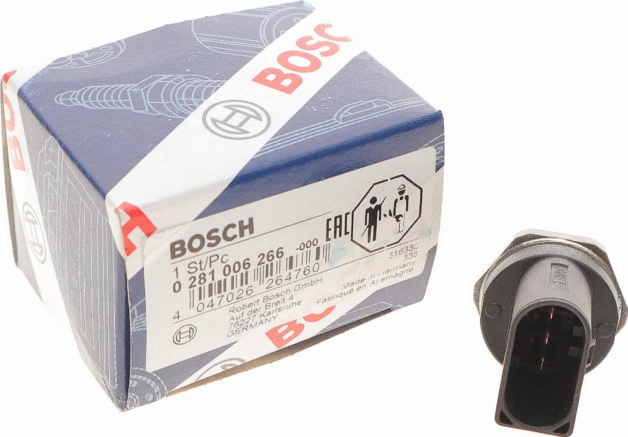 BOSCH 0 281 006 266 - Sensore, Pressione carburante autozon.pro