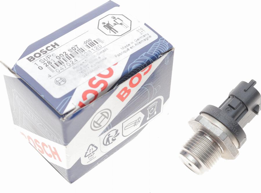 BOSCH 0 281 002 907 - Sensore, Pressione carburante autozon.pro