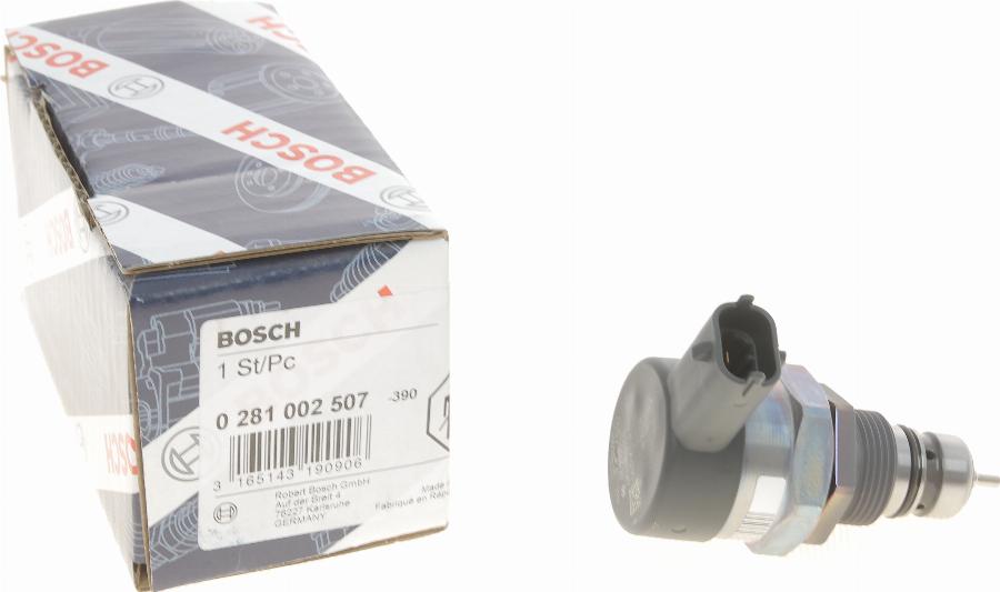 BOSCH 0 281 002 507 - Valvola regolapressione, Sistema Common-Rail autozon.pro