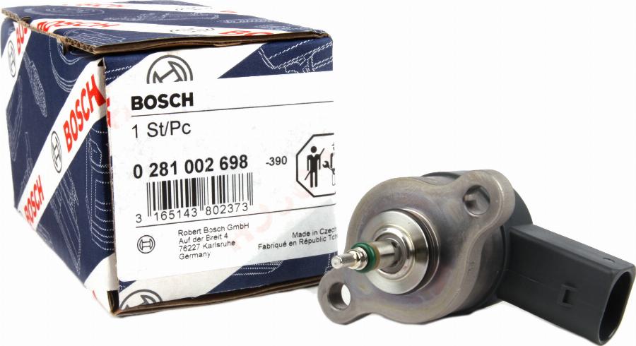 BOSCH 0 281 002 698 - Valvola regolapressione, Sistema Common-Rail autozon.pro