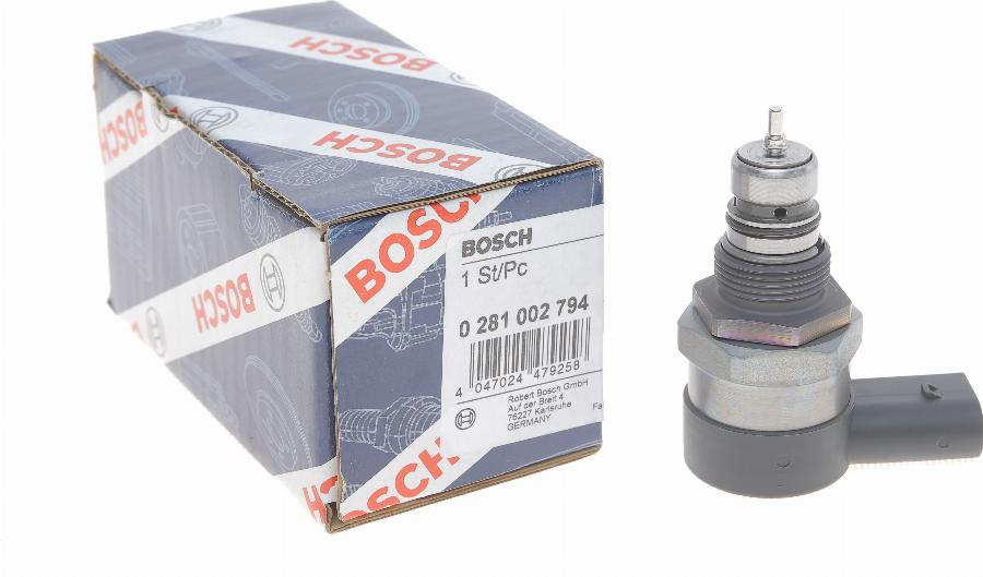 BOSCH 0 281 002 794 - Valvola regolapressione, Sistema Common-Rail autozon.pro