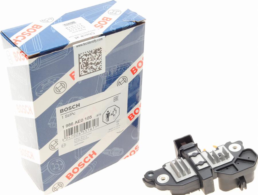 BOSCH 1 986 AE0 105 - Regolatore alternatore autozon.pro