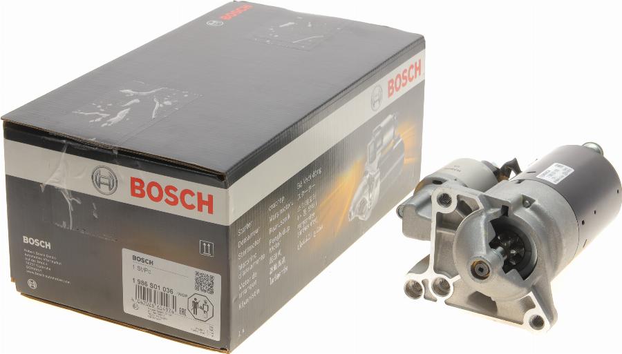 BOSCH 1 986 S01 036 - Motorino d'avviamento autozon.pro