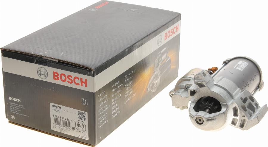 BOSCH 1 986 S01 266 - Motorino d'avviamento autozon.pro