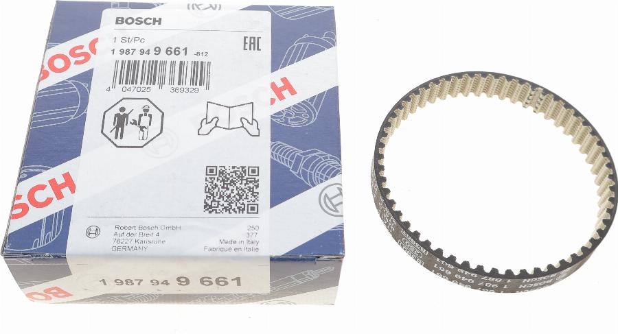 BOSCH 1 987 949 661 - Cinghia dentata autozon.pro