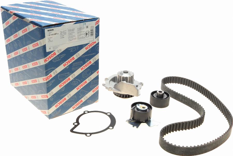 BOSCH 1 987 946 497 - Pompa acqua + Kit cinghie dentate autozon.pro