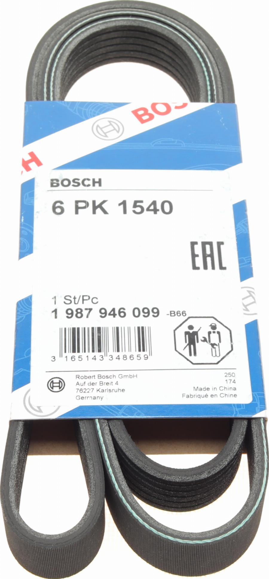 BOSCH 1 987 946 099 - Cinghia Poly-V autozon.pro