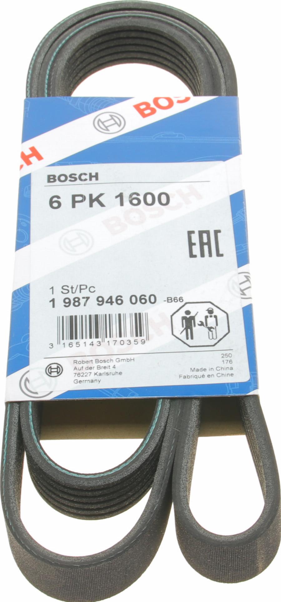 BOSCH 1 987 946 060 - Cinghia Poly-V autozon.pro