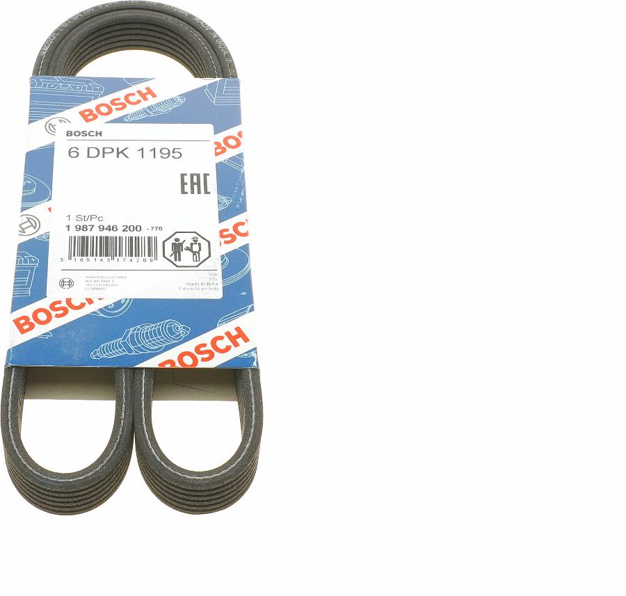 BOSCH 1 987 946 200 - Cinghia Poly-V autozon.pro