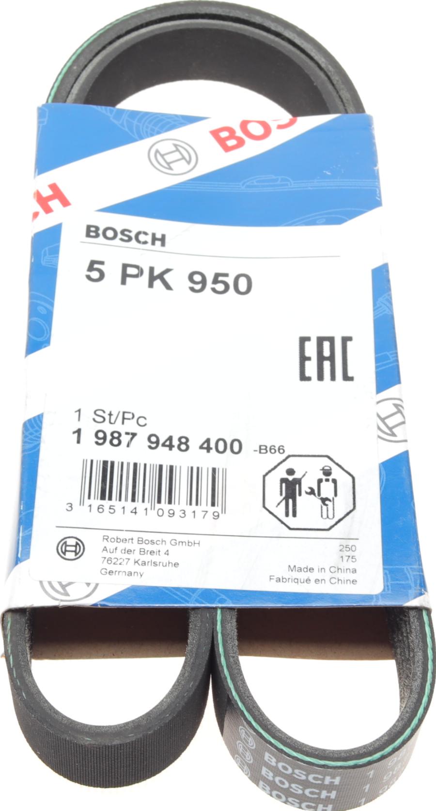 BOSCH 1 987 948 400 - Cinghia Poly-V autozon.pro