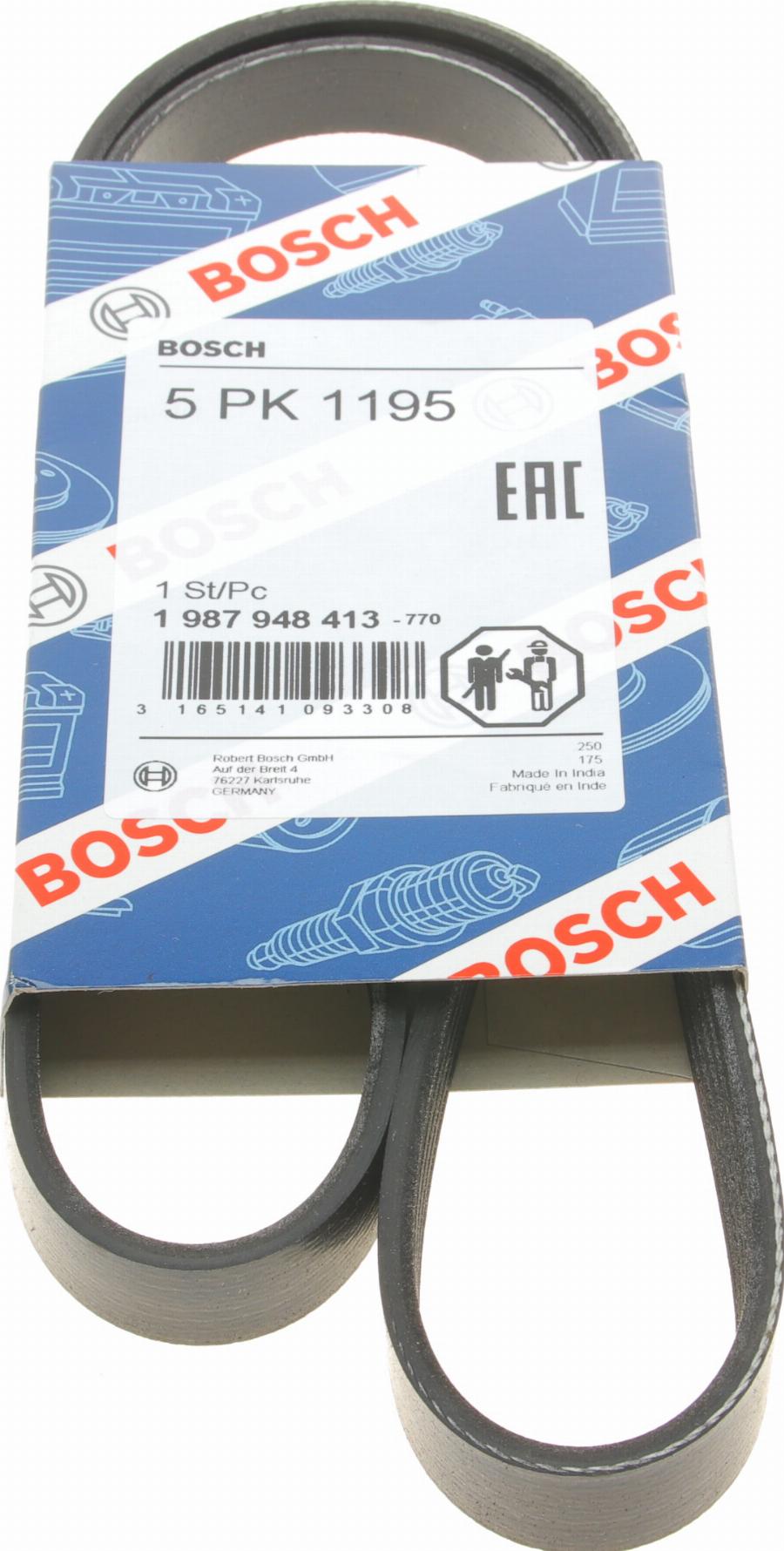 BOSCH 1 987 948 413 - Cinghia Poly-V autozon.pro