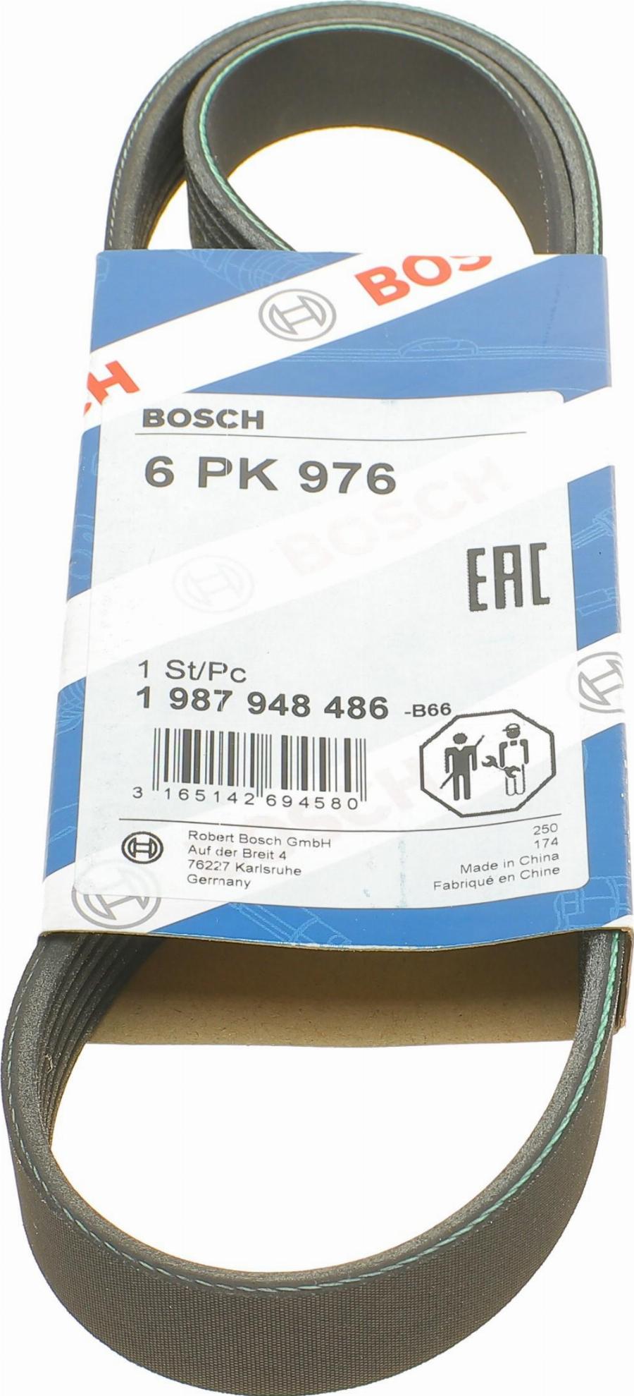 BOSCH 1 987 948 486 - Cinghia Poly-V autozon.pro