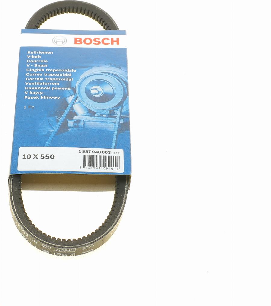 BOSCH 1 987 948 003 - Cinghia trapezoidale autozon.pro