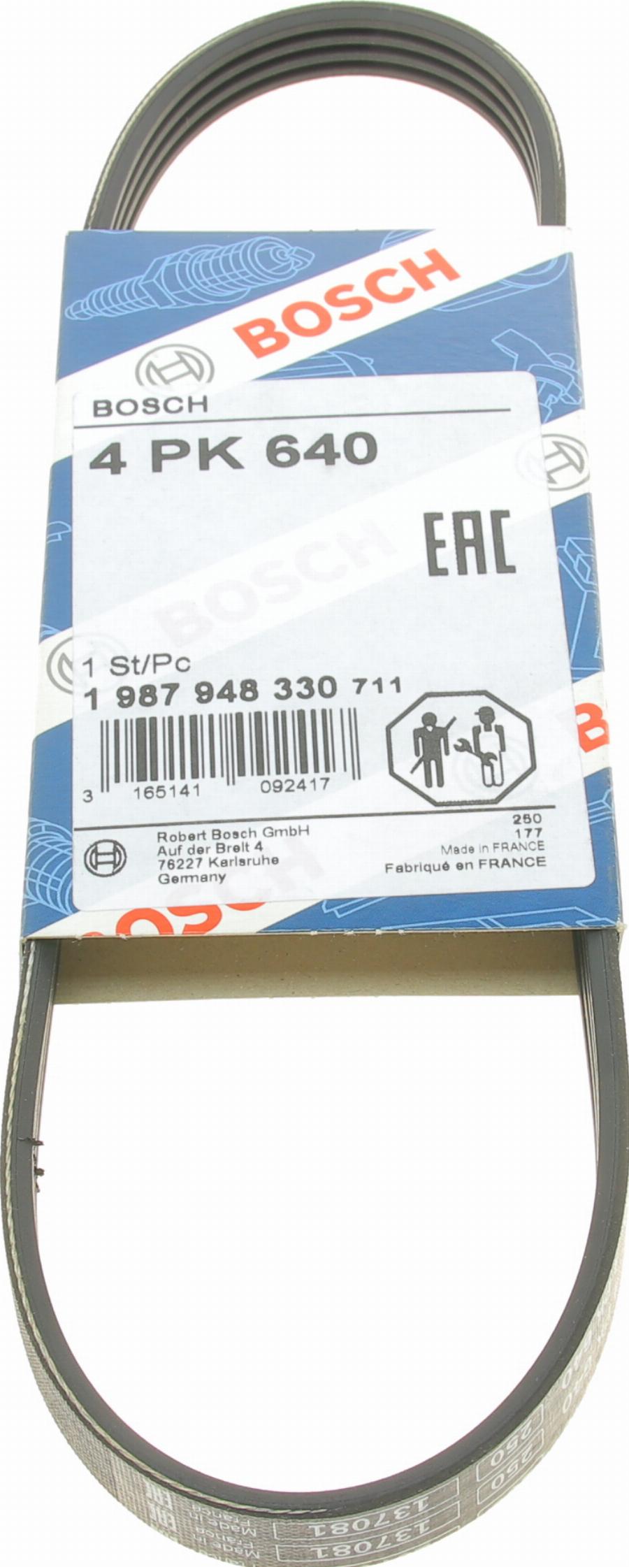 BOSCH 1 987 948 330 - Cinghia Poly-V autozon.pro