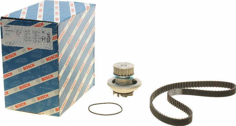 BOSCH 1 987 948 737 - Pompa acqua + Kit cinghie dentate autozon.pro