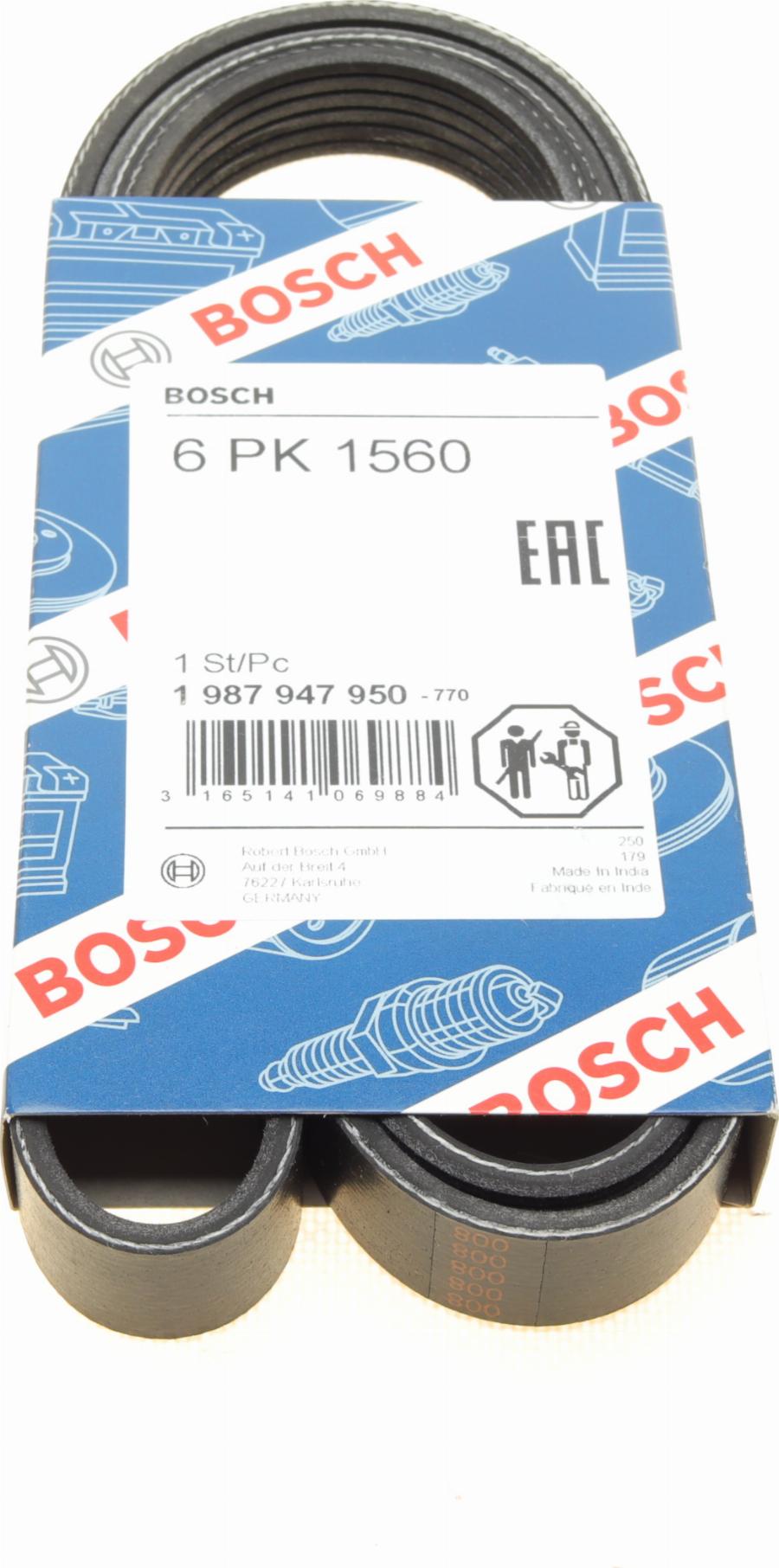 BOSCH 1 987 947 950 - Cinghia Poly-V autozon.pro