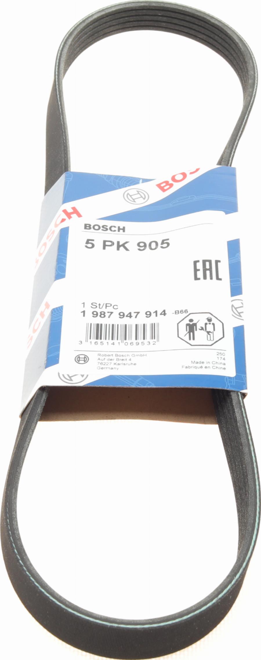 BOSCH 1 987 947 914 - Cinghia Poly-V autozon.pro