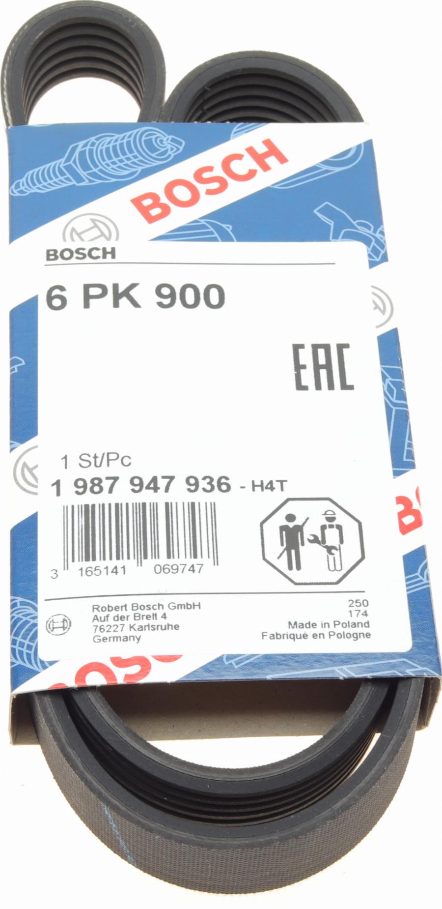 BOSCH 1 987 947 936 - Cinghia Poly-V autozon.pro