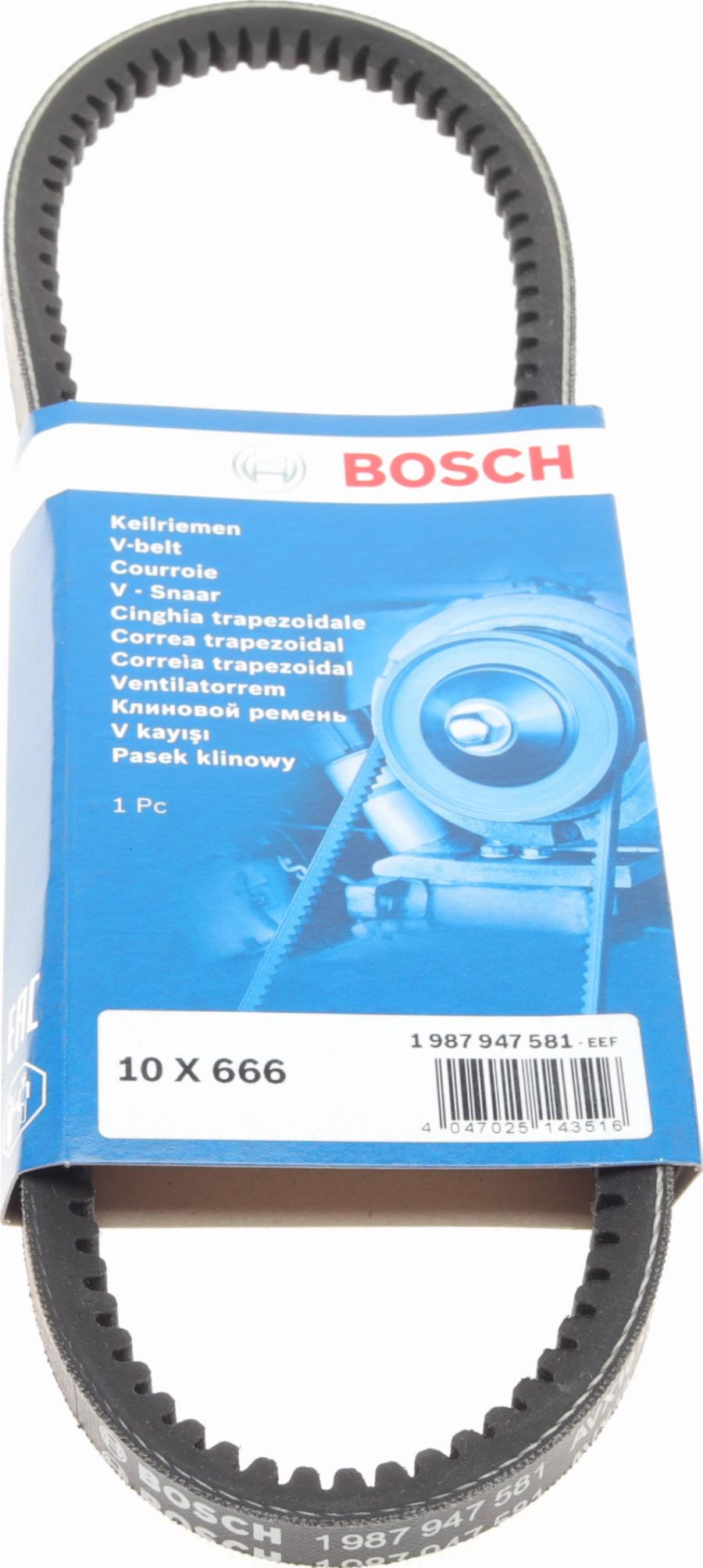 BOSCH 1 987 947 581 - Cinghia trapezoidale autozon.pro