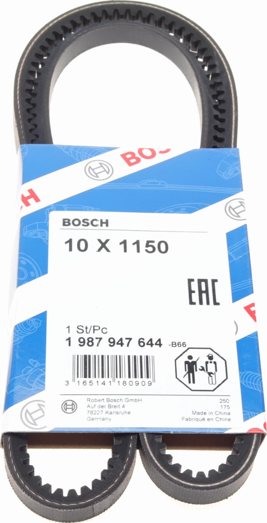 BOSCH 1 987 947 644 - Cinghia trapezoidale autozon.pro