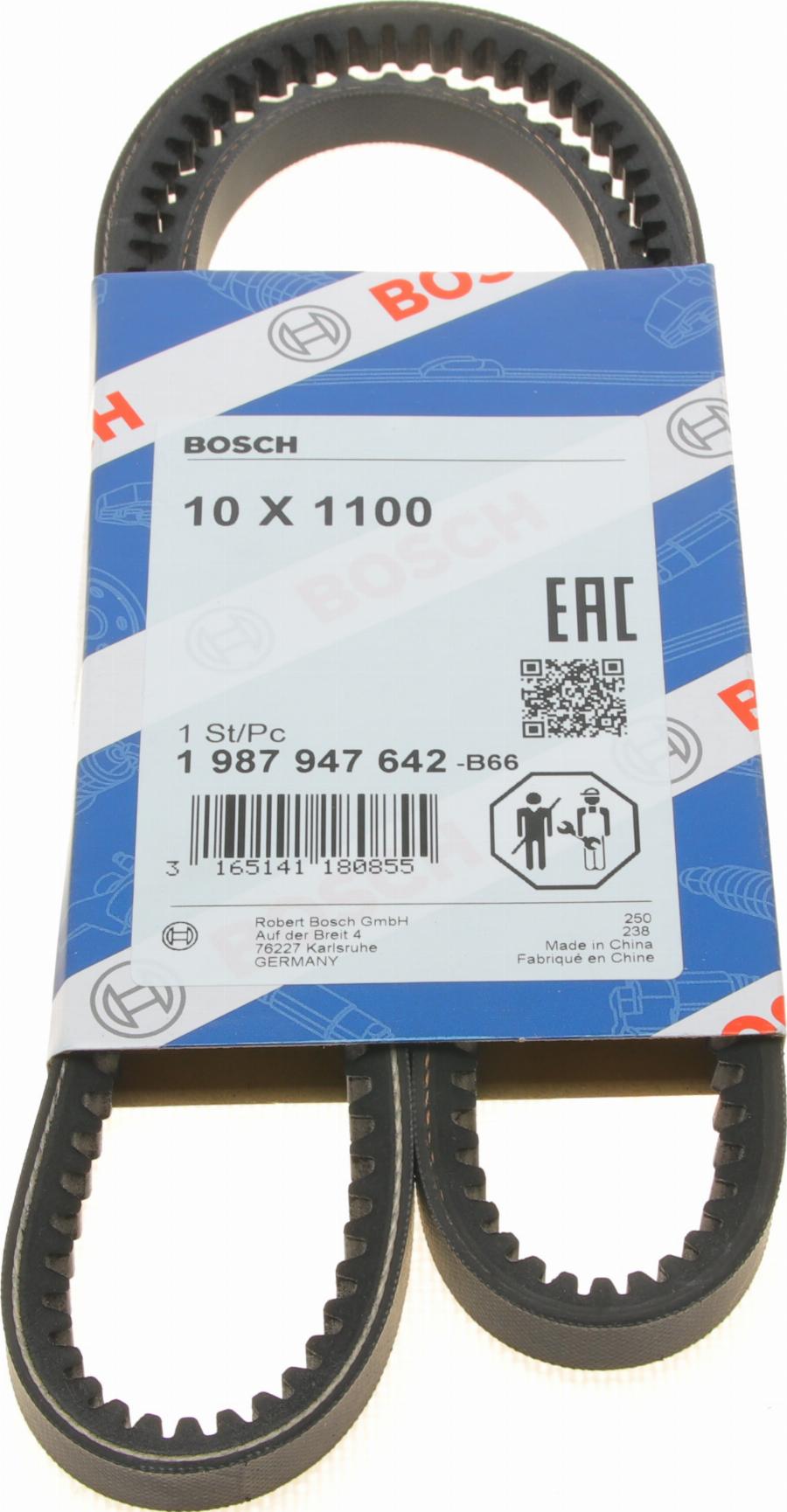 BOSCH 1 987 947 642 - Cinghia trapezoidale autozon.pro