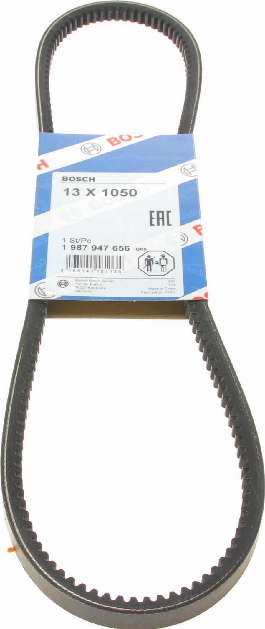 BOSCH 1 987 947 656 - Cinghia trapezoidale autozon.pro