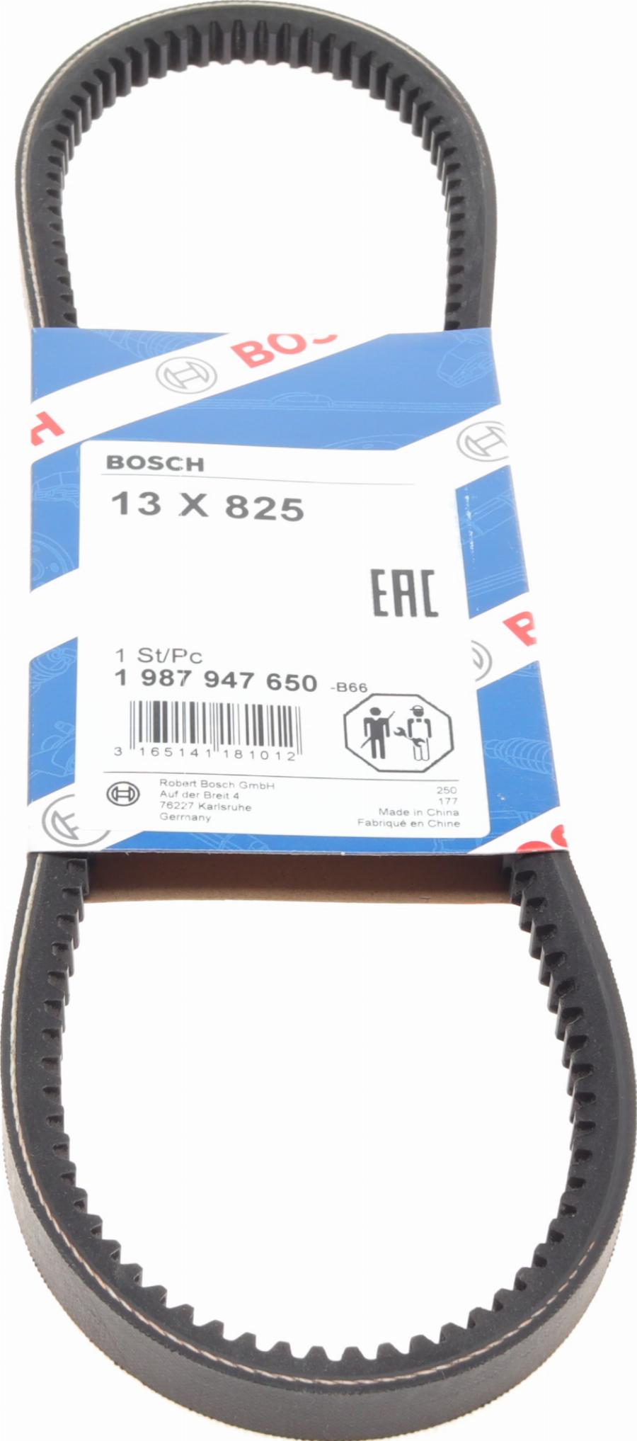 BOSCH 1 987 947 650 - Cinghia trapezoidale autozon.pro