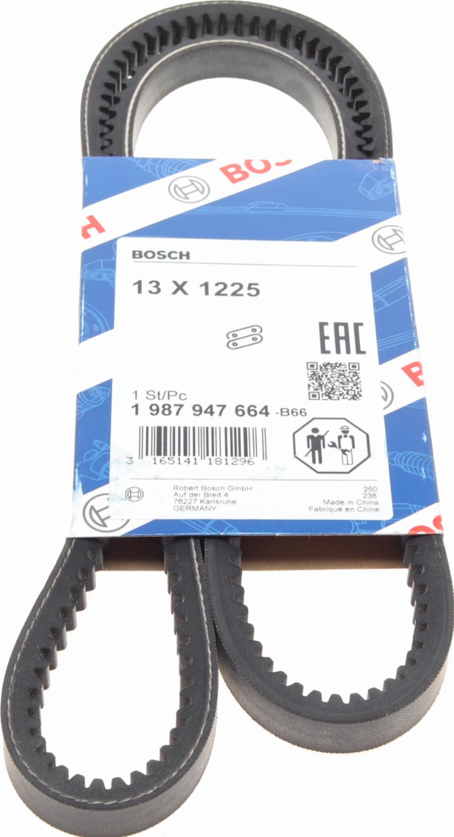 BOSCH 1 987 947 664 - Cinghia trapezoidale autozon.pro