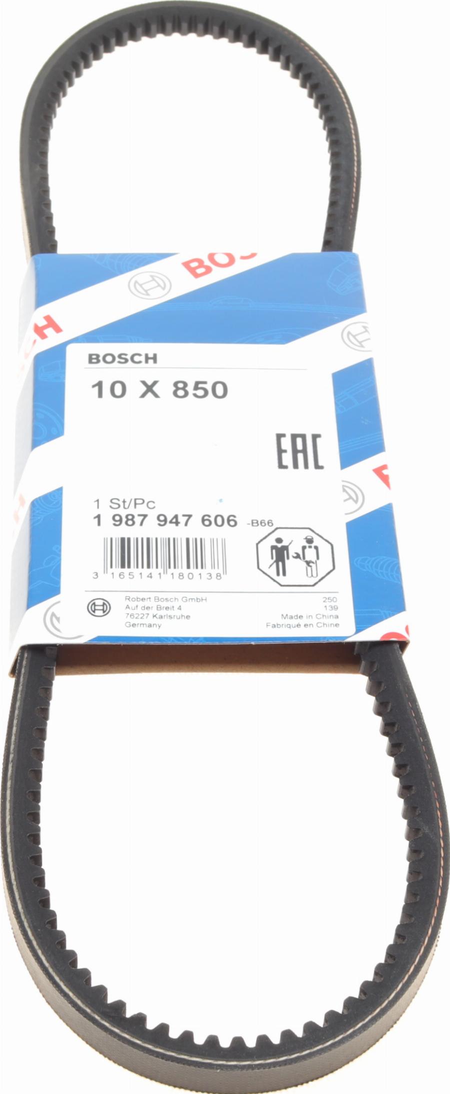 BOSCH 1 987 947 606 - Cinghia trapezoidale autozon.pro