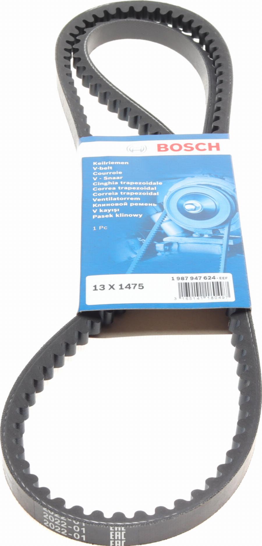 BOSCH 1 987 947 624 - Cinghia trapezoidale autozon.pro