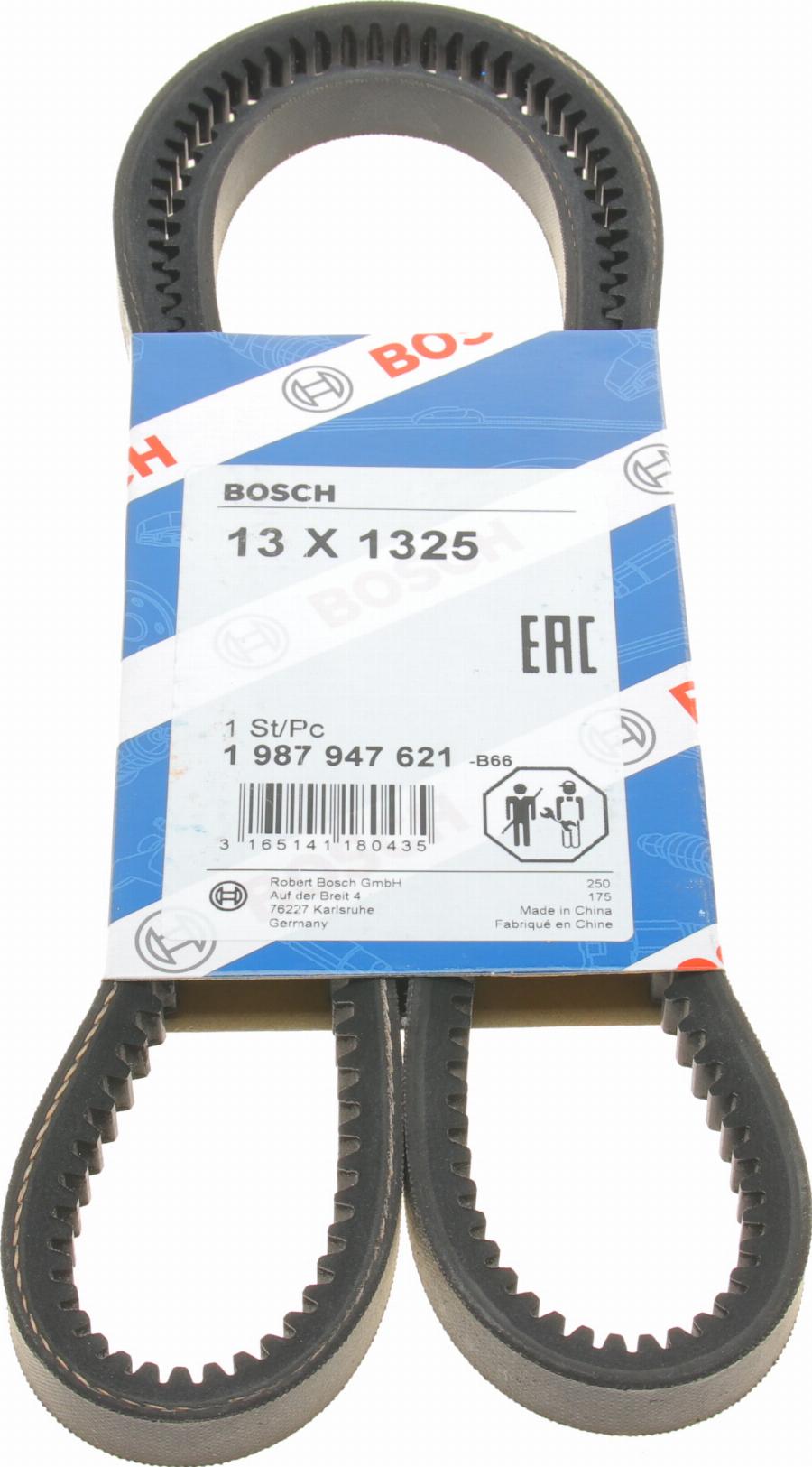 BOSCH 1 987 947 621 - Cinghia trapezoidale autozon.pro