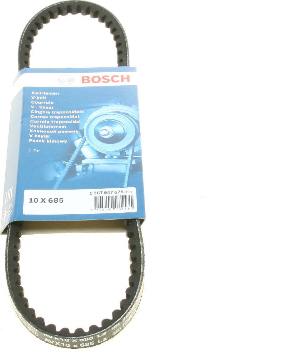 BOSCH 1 987 947 676 - Cinghia trapezoidale autozon.pro