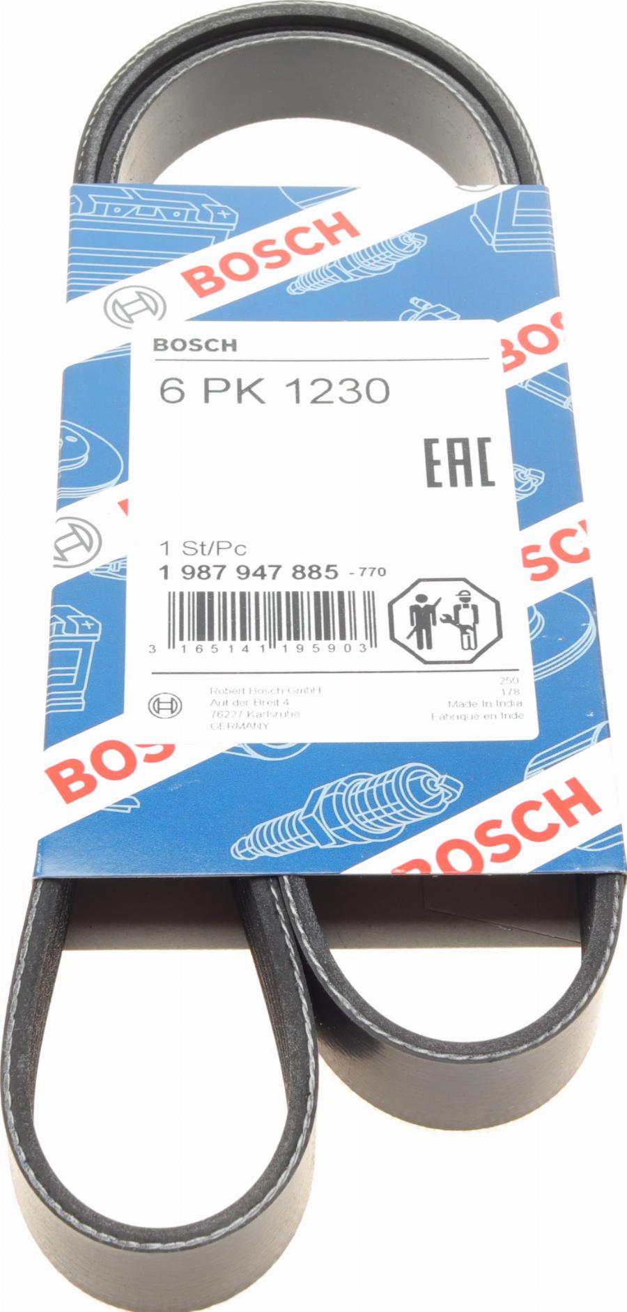 BOSCH 1 987 947 885 - Cinghia Poly-V autozon.pro