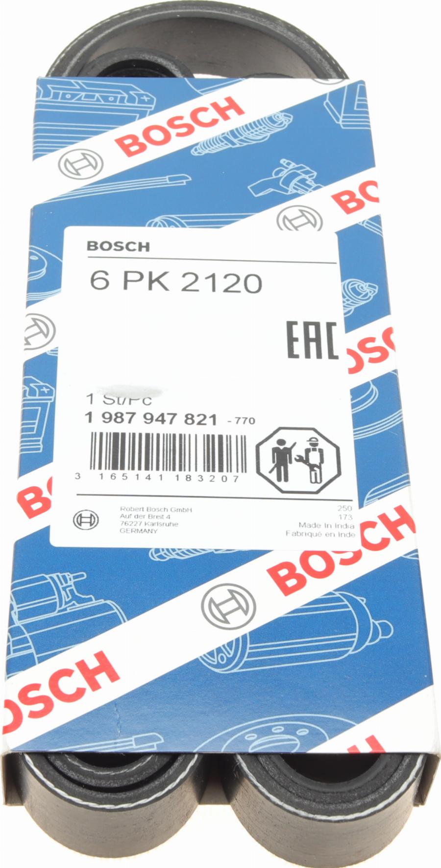 BOSCH 1 987 947 821 - Cinghia Poly-V autozon.pro