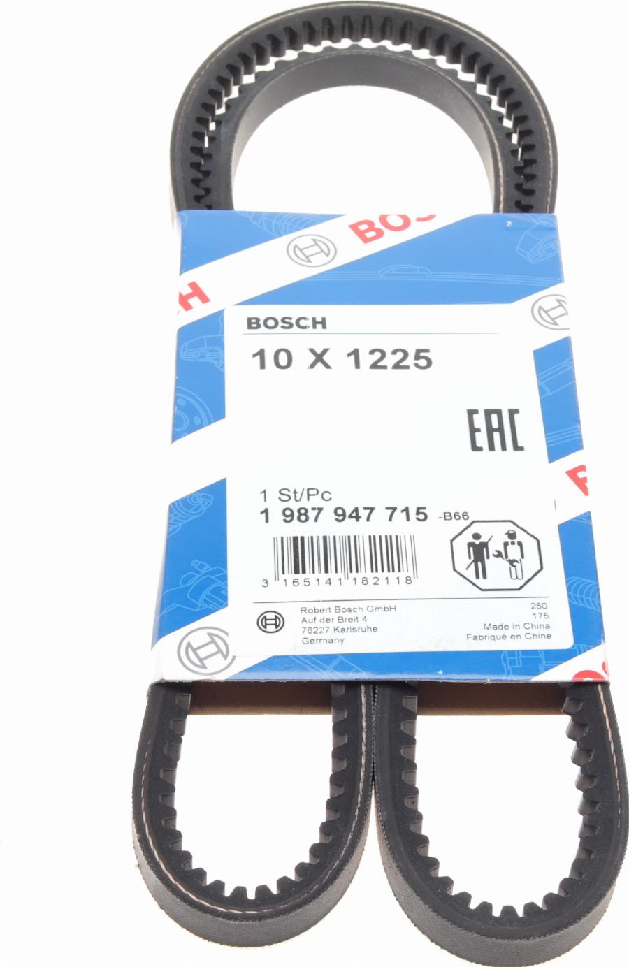 BOSCH 1 987 947 715 - Cinghia trapezoidale autozon.pro