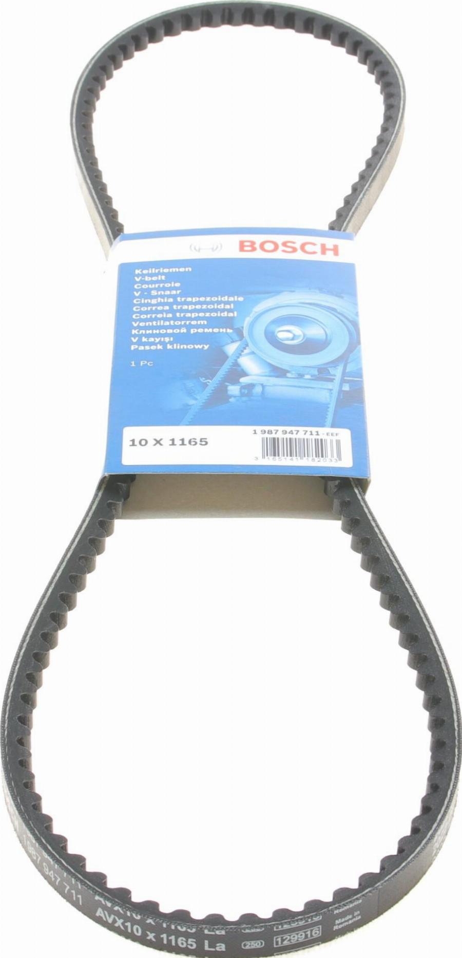 BOSCH 1 987 947 711 - Cinghia trapezoidale autozon.pro