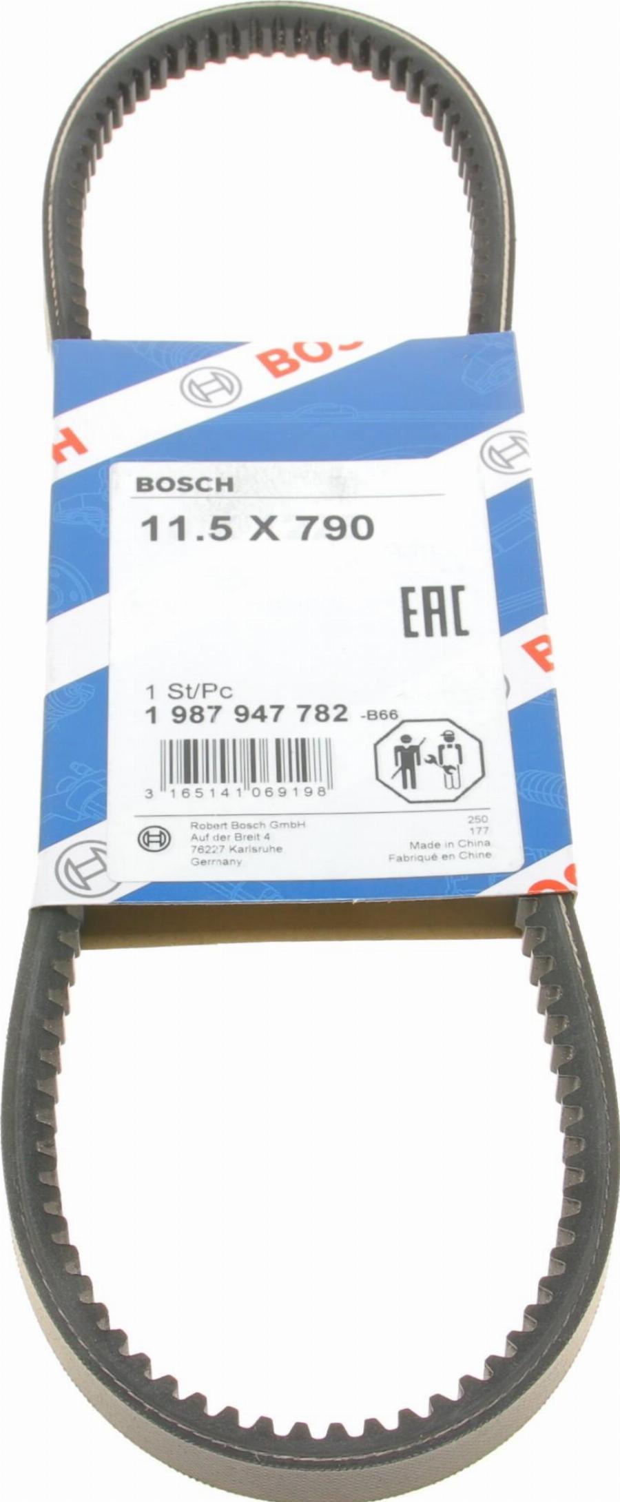 BOSCH 1 987 947 782 - Cinghia trapezoidale autozon.pro