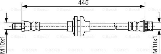 BOSCH 1 987 481 986 - Flessibile del freno autozon.pro