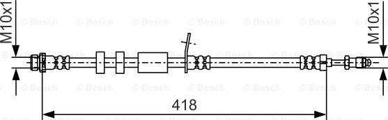 BOSCH 1 987 481 978 - Flessibile del freno autozon.pro