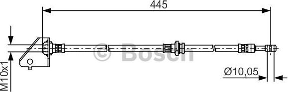 BOSCH 1 987 481 497 - Flessibile del freno autozon.pro