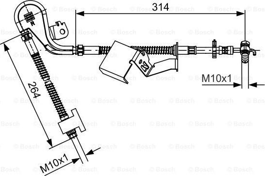 BOSCH 1 987 481 469 - Flessibile del freno autozon.pro